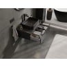Mexen Orio mobile da bagno sotto-lavabo 80 cm con piano, 1 cassetto, nero opaco - 91A10-08023-1-BFC71