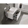 Mexen Orio szafka łazienkowa podumywalkowa 80 cm z blatem, 1 szuflada, biała mat - 91A10-08047-1-BFC01