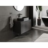 Mexen Orio mobile bagno sotto lavabo 80 cm con piano, 1 cassetto, nero opaco - 91A10-08047-1-BFC71