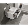 Mexen Orio szafka łazienkowa podumywalkowa 80 cm z blatem, 2 szuflady, biała mat - 91A10-08047-2-BFFC01