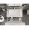 Mexen Orio mueble de baño bajo el lavabo de 90 cm con encimera, 1 cajón, blanco brillo - 91A10-09023-1-BFC00