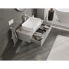 Mexen Orio mobiletto del bagno sotto lavabo 90 cm con piano, 1 cassetto, grigio opaco - 91A10-09023-1-BFC62