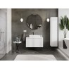 Mexen Orio mueble de baño bajo lavabo de 90 cm con tablero, 1 cajón, blanco mate - 91A10-09047-1-BFC01