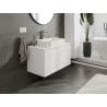 Mexen Orio bathroom cabinet under-sink unit 90 cm with countertop, 1 drawer, matte white - 91A10-09047-1-BFC01