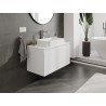 Mexen Orio mueble de baño bajo lavabo de 90 cm con tablero, 1 cajón, blanco mate - 91A10-09047-1-BFC01