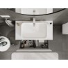 Mexen Orio mobiletto da bagno sotto-lavabo 90 cm con piano, 1 cassetto, bianco opaco - 91A10-09047-1-BFC01
