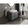 Mexen Orio mobiletto da bagno sotto lavabo 90 cm con piano, 2 cassetti, grafite opaco - 91A10-09047-2-BFFC66