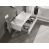 Mexen Orio armadietto da bagno sottolavabo 100 cm con piano, 1 cassetto, bianco lucido - 91A10-10023-1-BFC00