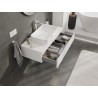 Mexen Orio armario de baño para lavabo de 100 cm con encimera, 1 cajón, blanco mate - 91A10-10023-1-BFC01
