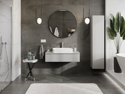 Mexen Orio vannitoa kapialus 100 cm töötasapinnaga, 1 sahtel, hall matt - 91A10-10023-1-BFC62