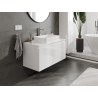 Mexen Orio armario de baño bajo lavabo 100 cm con encimera, 1 cajón, brillo blanco - 91A10-10047-1-BFC00