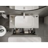 Mexen Orio gabinete de baño bajo lavabo 100 cm con encimera, 1 cajón, gris mate - 91A10-10047-1-BFC62