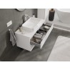 Mexen Orio mobiletto da bagno sotto lavabo 100 cm con piano, 2 cassetti, bianco opaco - 91A10-10047-2-BFFC01