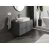 Mexen Orio mobile da bagno sotto lavabo 100 cm con top, 2 cassetti, grafite opaco - 91A10-10047-2-BFFC66