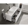 Mexen Orio mueble de baño para lavabo de 120 cm con encimera, 1 cajón, blanco mate - 91A10-12047-1-BFC01