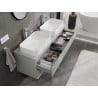 Mexen Orio mobile bagno sottolavabo 140 cm con piano, 2 cassetti, grigio opaco - 91A10-14047-2-BFFC62