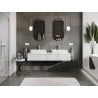 Mexen Orio mobile da bagno sotto lavabo 160 cm con piano, 1 cassetto, bianco lucido - 91A10-16023-1-BFC00