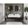 Mexen Orio armadietto da bagno sotto lavabo 160 cm con piano, 1 cassetto, bianco opaco - 91A10-16023-1-BFC01