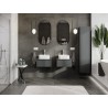 Mexen Rivel vannitoa valamukapp 50 cm lauaga, 1 sahtel, sooniline, grafiidi matt - 91A20-05023-1-BFC66