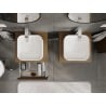 Mexen Rivel vannitoa allkapp 50 cm lauaplaadiga, 1 sahtel, soonikkoes, pähkel - 91A20-05023-1-BFC86