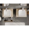 Mexen Rivel vannitoa kapike valamu alla 60 cm lauaplaadiga, 2 sahtlit, sooniline, tamm - 91A20-06047-2-BFFC81