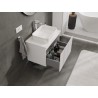 Mexen Rivel vannitoakapp valamu alla 70 cm tööpinnaga, 1 sahtel, soonikkoes, valge matt - 91A20-07047-1-BFC01