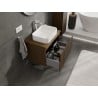 Mexen Rivel vannitoa kapp valamualune 70 cm lauaga, 1 sahtel, sooneline, pähkel - 91A20-07047-1-BFC86