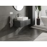 Mexen Rivel badkamerkast onder wastafel 80 cm met blad, 1 lade, gegroefd, grafiet mat - 91A20-08023-1-BFC66
