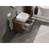 Mexen Rivel vannitoa kapp valamu all 80 cm lauaplaadiga, 2 sahtlit, sooniline, pähkel - 91A20-08047-2-BFFC86