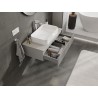 Mexen Rivel 90 cm valamu alune kapp koos tööpinnaga, 1 sahtel, sooniline, hall matt - 91A20-09023-1-BFC62