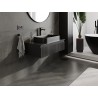 Mexen Rivel vannitoakapp valamu alune 90 cm, üks sahtel, sooneline, must matt - 91A20-09023-1-BFC71