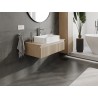 Mexen Rivel mobiletto da bagno sotto lavabo 90 cm con piano, 1 cassetto, scanalato, rovere - 91A20-09023-1-BFC81