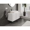 Mexen Rivel mobile da bagno sotto lavabo 90 cm con piano, 1 cassetto, scanalato, bianco opaco - 91A20-09047-1-BFC01