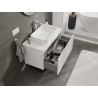 Mexen Rivel vannitoakapp valamu all 90 cm töötasapinnaga, 1 sahtel, sooneline, valge matt - 91A20-09047-1-BFC01