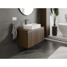 Mexen Rivel vannitoa aluskapp 90 cm lauaplaadiga, 1 sahtel, sooniline, pähkel - 91A20-09047-1-BFC86