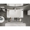 Mexen Rivel badkamerkast onder wastafel 90 cm met blad, 2 lades, gegroefd, wit mat - 91A20-09047-2-BFFC01