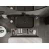 Mexen Rivel mobile bagno sottolavabo 100 cm con piano, 1 cassetto, scanalato, nero opaco - 91A20-10023-1-BFC71