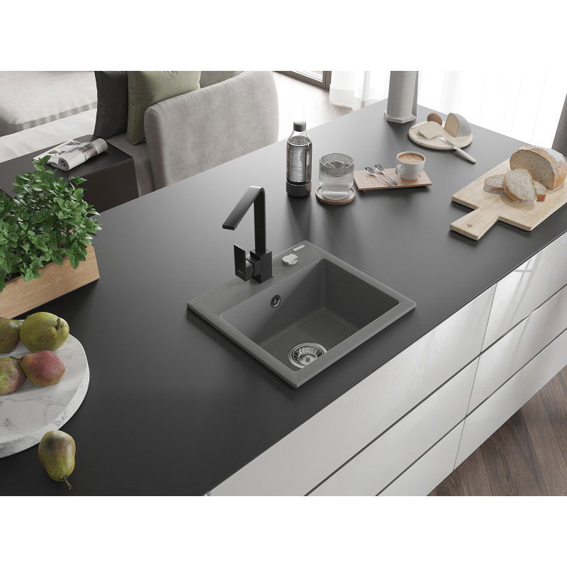 Mexen Milo Granitspulltap 1-Kummer mat Rita Kichenkran, gro - 6505-71-670300-70