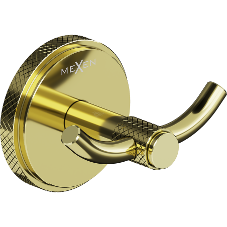 Mexen Gravo crochet double pour serviette, doré - 70A93012-50