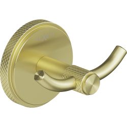 Mexen Remo double towel hook, chrome - 70507352-00