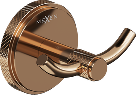 Mexen Remo double towel hook, chrome - 70507352-00
