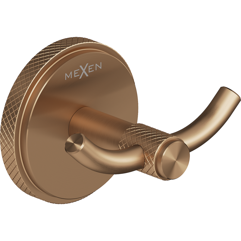 Mexen Gravo duebel Haken fir Handduch, gebischt Kupfer - 70A93012-65