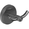 Mexen Gravo doppelter Handtuchhaken, gebürstetes Gun Gray - 70A93012-66