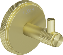 Mexen Gravo towel hook, brushed gold - 70A93011-55