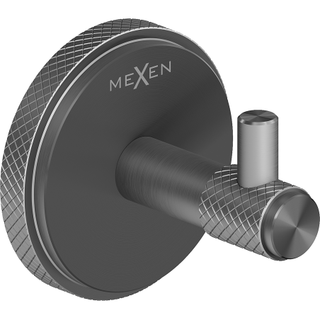 Mexen Gravo kljuka za brisačo, temno siva krtačena - 70A93011-66