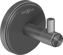 Mexen Remo double towel hook, chrome - 70507352-00