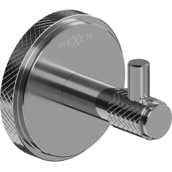 Mexen Remo double towel hook, chrome - 70507352-00