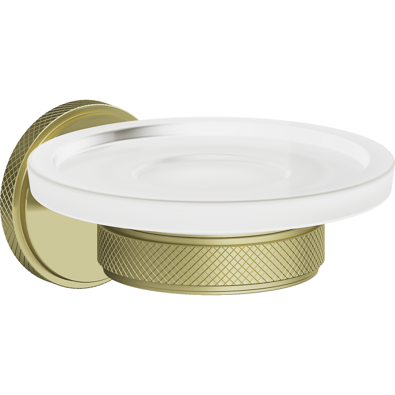 Mexen Gravo soap dish, brushed gold - 70A93055-55