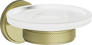 Mexen Gravo soap dish, brushed gold - 70A93055-55