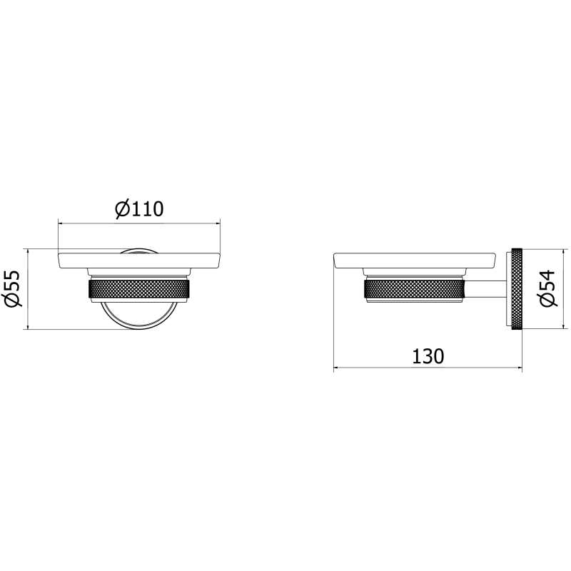 Mexen Gravo paplāte, rozā zelts - 70A93055-60